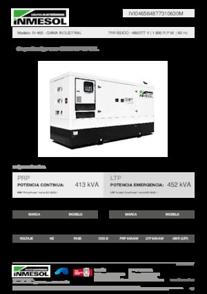 Дизелови генератори INMESOL IV-465