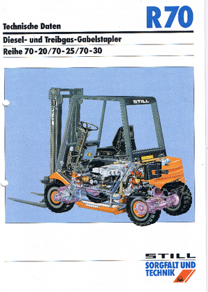 Челни вилични мотокари, дизелови Still R 70-25