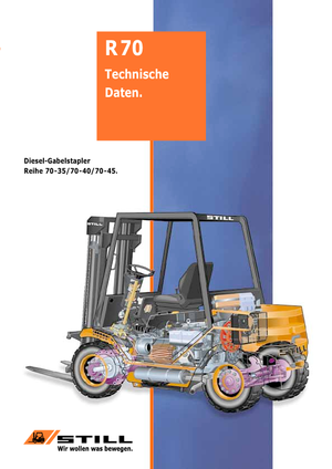 Челни вилични мотокари, дизелови Still R 70-45