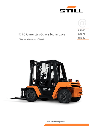 Челни вилични мотокари, дизелови Still R 70-80