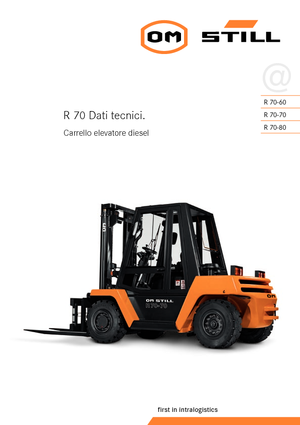 Челни вилични мотокари, дизелови Still R 70-80