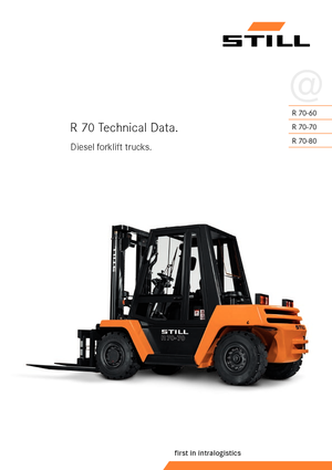 Челни вилични мотокари, дизелови Still R 70-80