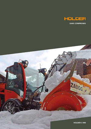 Общински многофункционални превозни средства на дизел Holder S 990