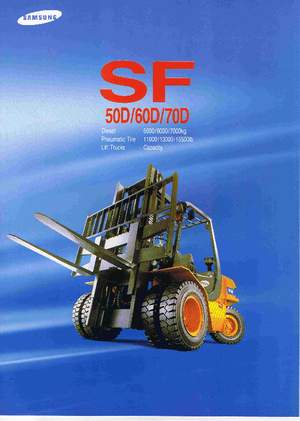 Челни вилични мотокари, дизелови Samsung SF 70 D