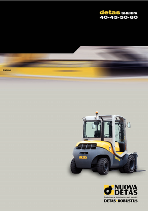 Челни вилични мотокари, дизелови Nuova Detas Sherpa 60