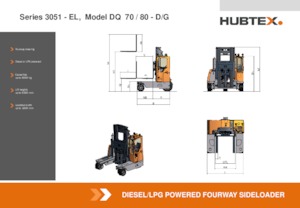 Дизелови странични товарачи Hubtex DQ 80-G