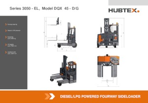 Дизелови странични товарачи Hubtex DQX 45-G