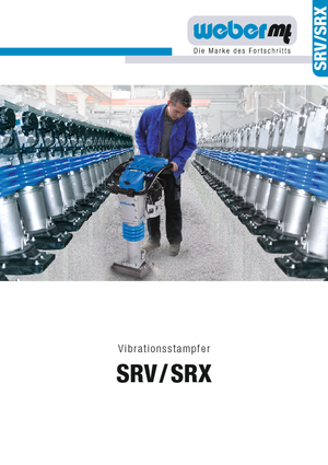 Бензинови и дизелови вибротрамбовки weber mt SRX 75 DH