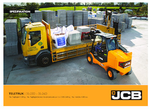 Телескопични манипулатори на материали JCB TLT35-23D 