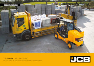 Телескопични манипулатори на материали JCB TLT35-23D 