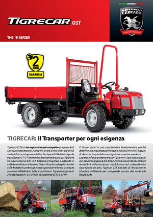 Общински трактори Carraro Tigrecar 3200 GST