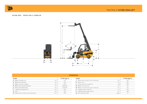 Телескопични манипулатори на материали JCB TLT30