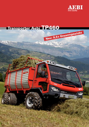 Общински многофункционални превозни средства на дизел Aebi TP 460