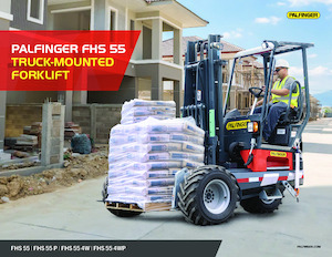 Дизелови вилични високоповдигачи, монтирани върху камион Palfinger FHS 55 4WP