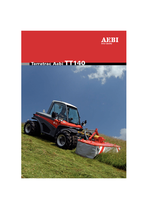 Общински многофункционални превозни средства на дизел Aebi TT 140