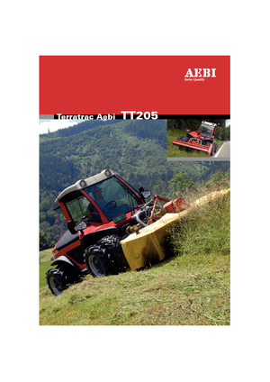 Общински многофункционални превозни средства на дизел Aebi TT 205