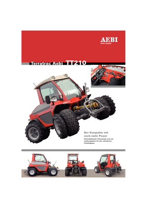 Общински многофункционални превозни средства на дизел Aebi TT 210