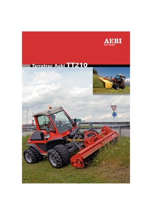 Общински многофункционални превозни средства на дизел Aebi TT 210