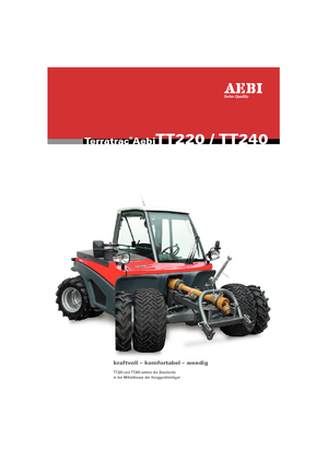 Общински многофункционални превозни средства на дизел Aebi TT 240