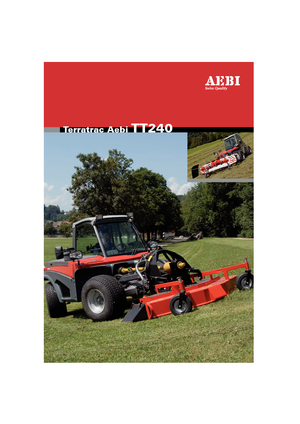 Общински многофункционални превозни средства на дизел Aebi TT 240