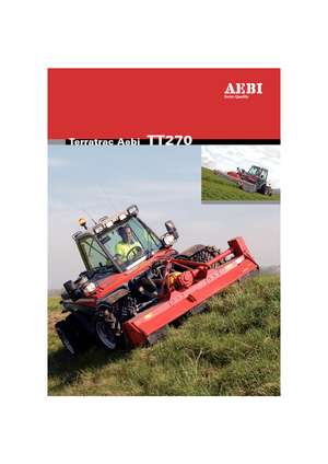 Общински многофункционални превозни средства на дизел Aebi TT 270