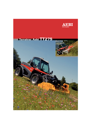 Общински многофункционални превозни средства на дизел Aebi TT 275