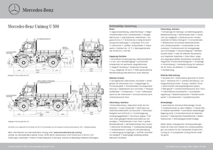 Общински многофункционални превозни средства на дизел Unimog U 500