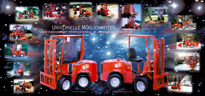 Общински многофункционални превозни средства на дизел Grünig Uni Truck 4 W 1005