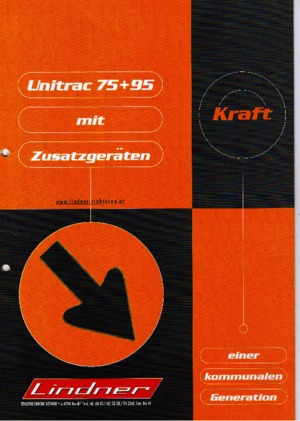 Общински многофункционални превозни средства на дизел Lindner Unitrac 75