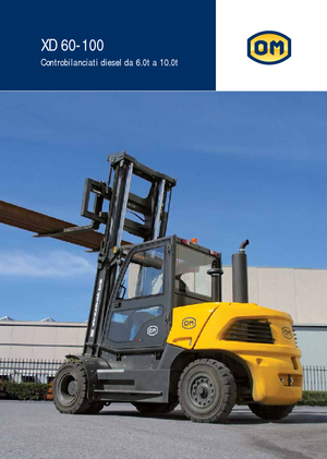 Челни вилични мотокари, дизелови OM XD 80