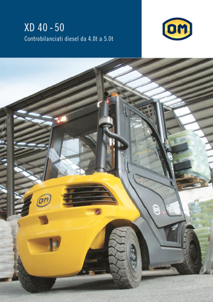 Челни вилични мотокари, дизелови OM XD 40