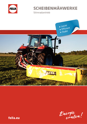 Задно монтирани навесни дискови косачки без кондиционер Fella SM 208 InLine