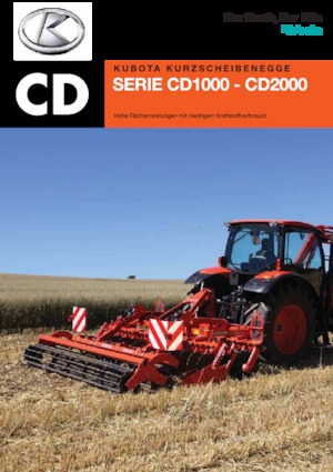 Цинкова дискова брана Kubota CD1300