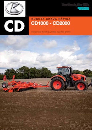 Цинкова дискова брана Kubota CD2400F