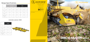 Цинкова дискова брана Agrisem Disc-O-Mulch R 6.00