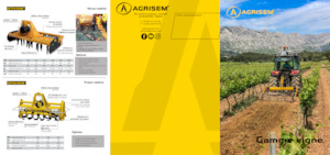 Цинкова дискова брана Agrisem Disc-o-Vigne V