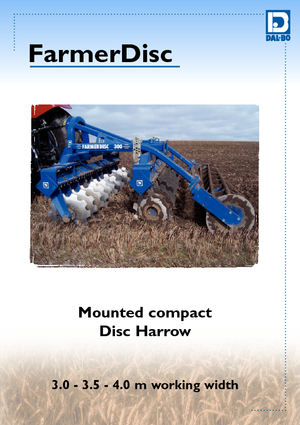 Цинкова дискова брана DAL-BO FarmerDisc 300
