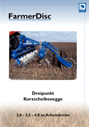 Цинкова дискова брана DAL-BO FarmerDisc 400