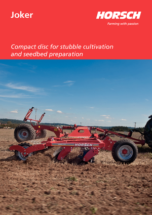Цинкова дискова брана Horsch Joker 10 RT
