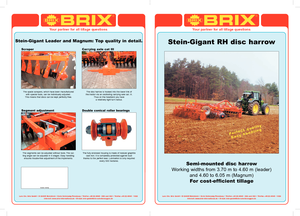Цинкова дискова брана Brix Leader 415