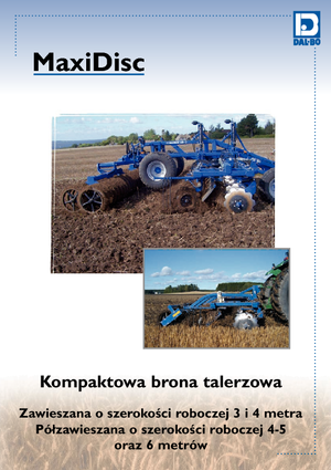 Цинкова дискова брана DAL-BO MaxiDisc 400