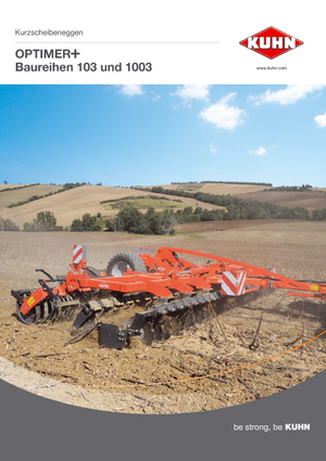 Цинкова дискова брана Kuhn Optimer 7503