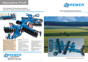 Цинкова дискова брана Bremer SE 250