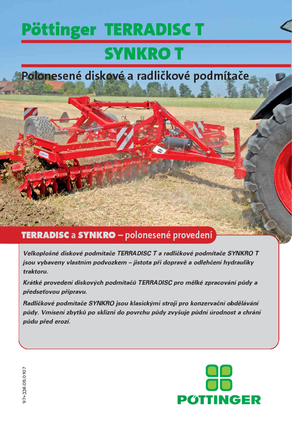 Цинкова дискова брана Pöttinger Terradisc  5000 T