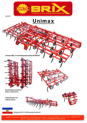 Цинкова дискова брана Brix Unimax 500 H