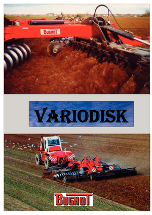 Цинкова дискова брана Bugnot Variodisk 260-52