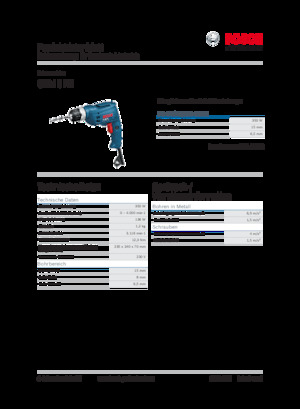 Бормашини и винтоверти Bosch GBM 6 RE