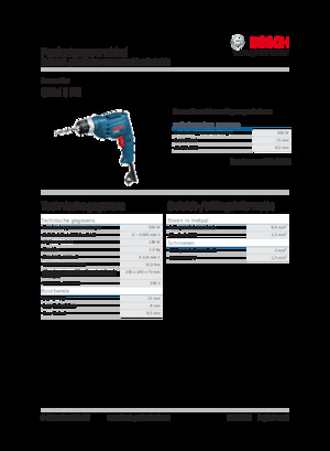 Бормашини и винтоверти Bosch GBM 6 RE