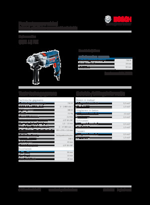 Бормашини и винтоверти Bosch GSB 16 RE