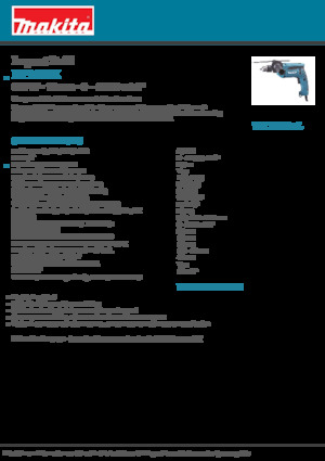 Бормашини и винтоверти Makita HP1640K